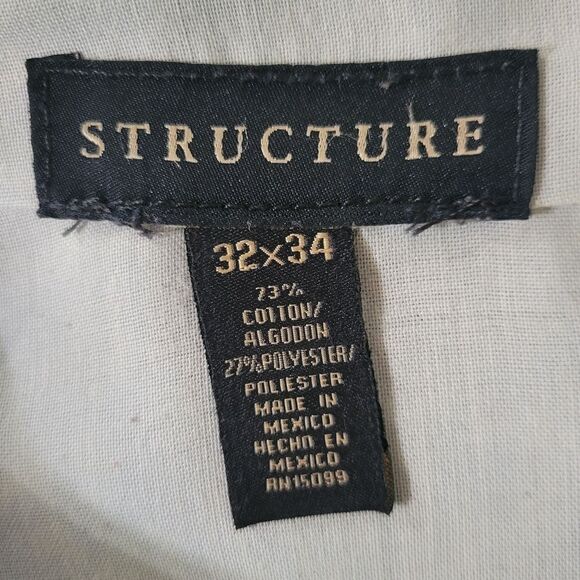 Structure Men's Straight Fit Blue Denim Jeans - Picture 3 of 13